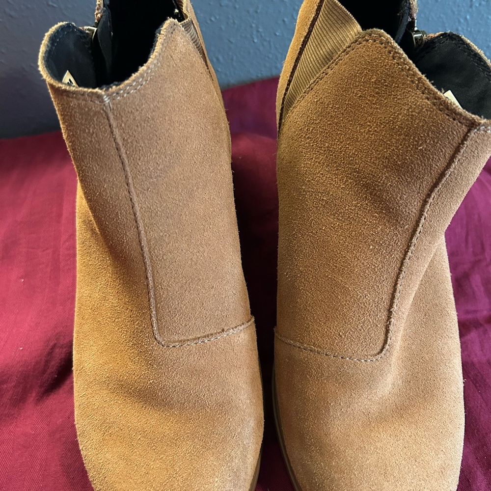 Sorel Eve Women's Tan Ankle Boots - Picture 2 of 4